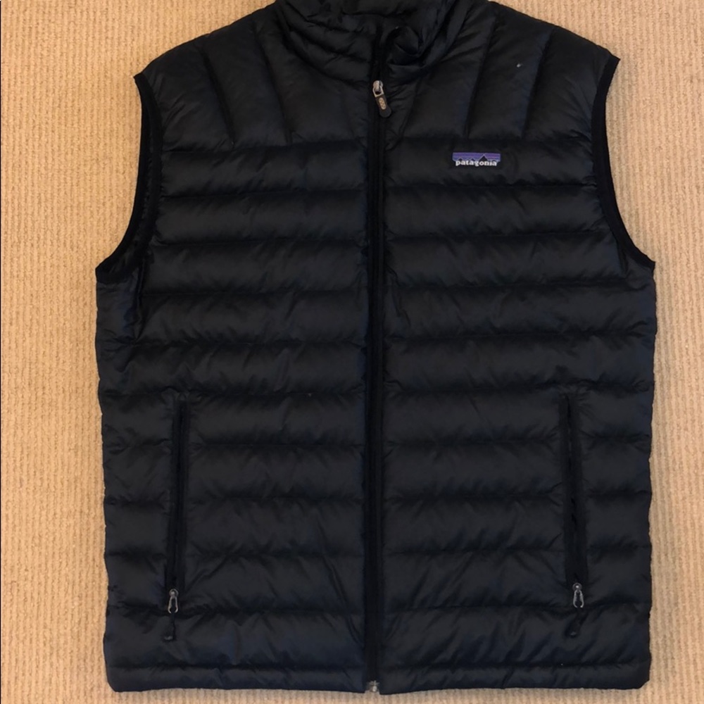 Patagonia zip up puff vest